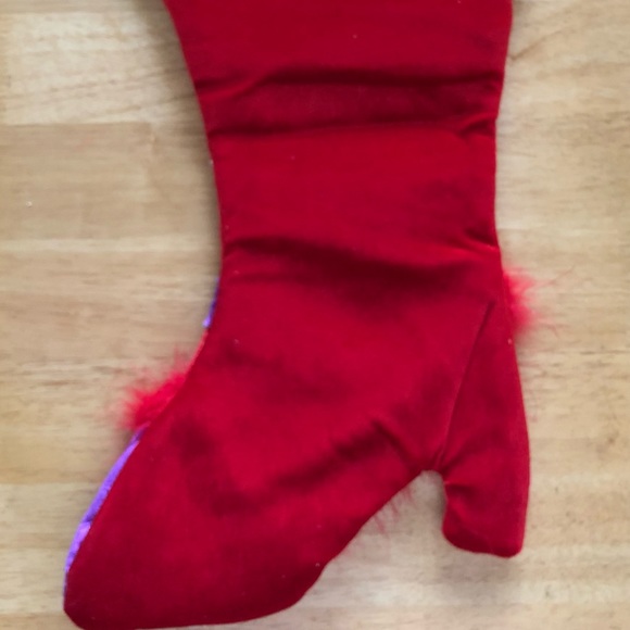 Red Boot Christmas Stocking - Picture 3 of 4